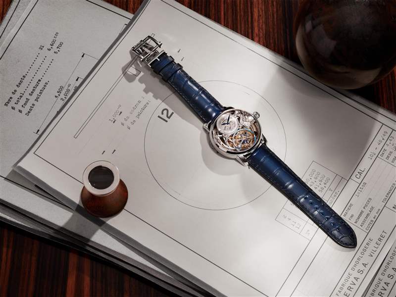 Montblanc Star Legacy 鏤空外置陀飛輪The Ascent 腕表限量版，全球限量8枚，價錢為1,251,000港元（圖片來源：Montblanc）