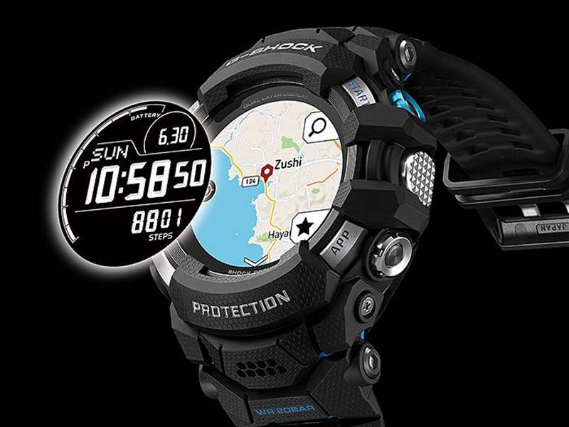 不銹鋼、樹脂材質／石英機芯／防水200米／表徑65.6×56.3mm（G-SHOCK官網(wǎng)）
