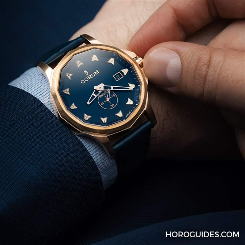 CORUM - 純粹海事風(fēng)味，CORUM Admiral 海軍上將青銅腕表