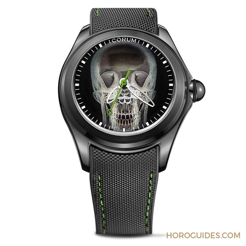 第二代登場，昆侖表Bubble 47 Skull X-Ray 泡泡系列骷髏頭腕表-復刻表