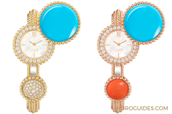 VAN CLEEF & ARPELS - 金質圓珠的流光溢彩，歡欣愉快的時光軌跡：梵克雅寶Perlée系列腕表新作