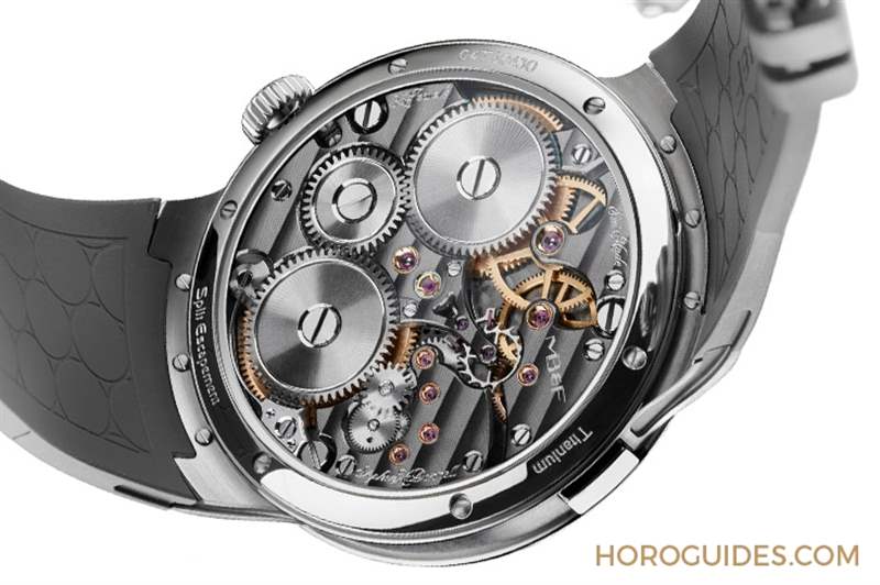 MB&F - 最有感的科幻亮眼配色，MB&F LM Split Escapement EVO冰藍面