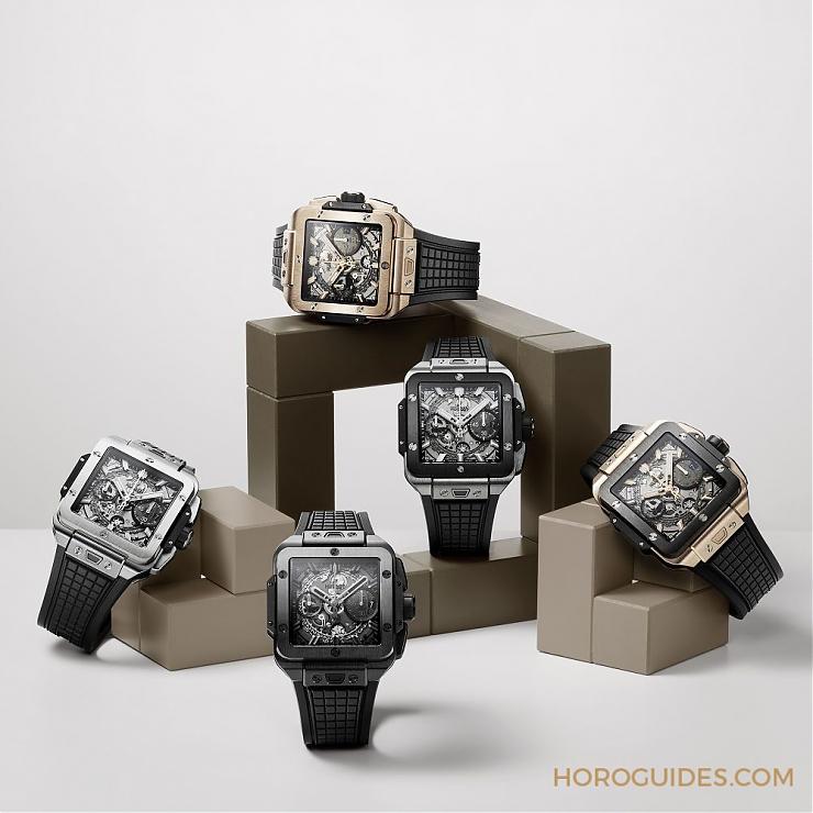 HUBLOT - 宇舶推出高階運動方形表Square Bang Unico計時碼表卓越工藝盡在方寸之間