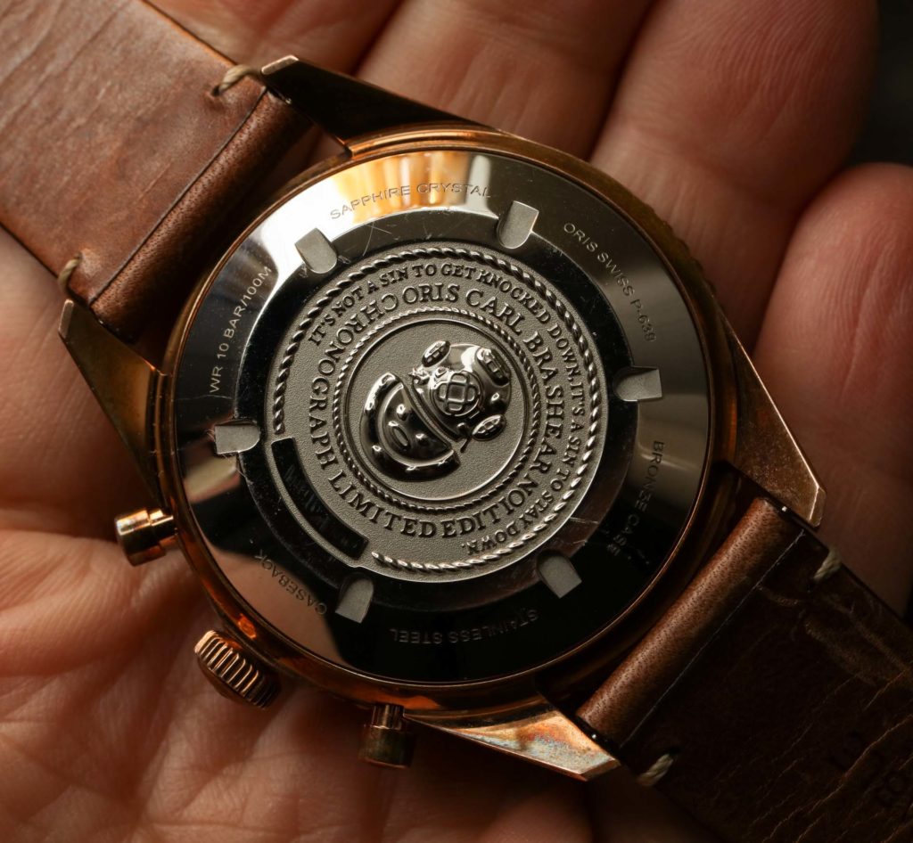 Oris Carl Brashear 計(jì)時(shí)碼表限量版青銅腕表