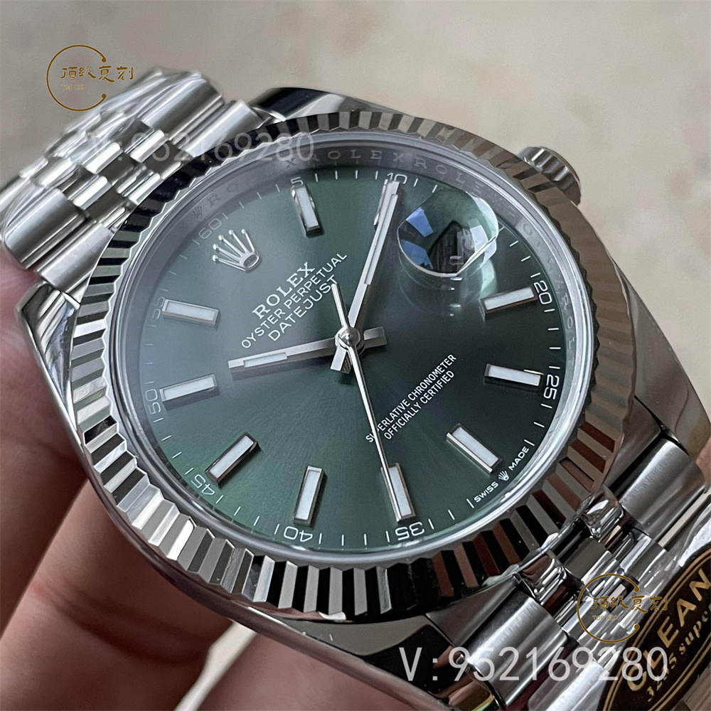 C廠新品薄荷綠日志3235機(jī)芯復(fù)刻表怎么樣,C廠clean廠勞力士薄荷綠日志評測
