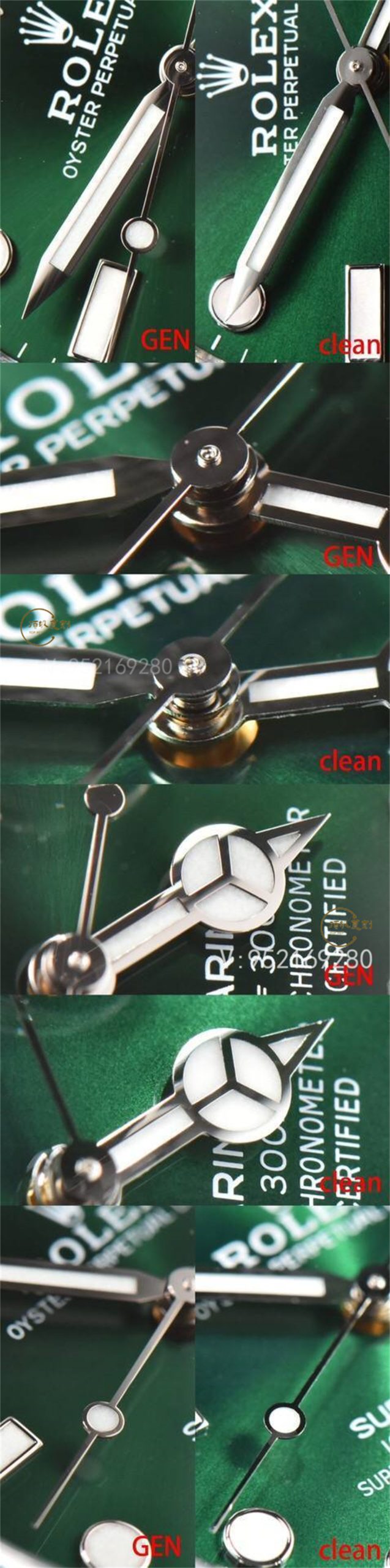 C廠綠水鬼對(duì)比正品評(píng)測(cè)-Clean廠勞力士綠水鬼真假對(duì)比怎么樣