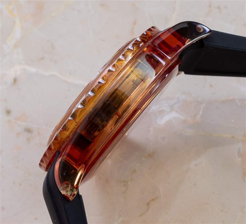 觀看評(píng)論：ArtyA Diver Spritz 橙色藍(lán)寶石水晶