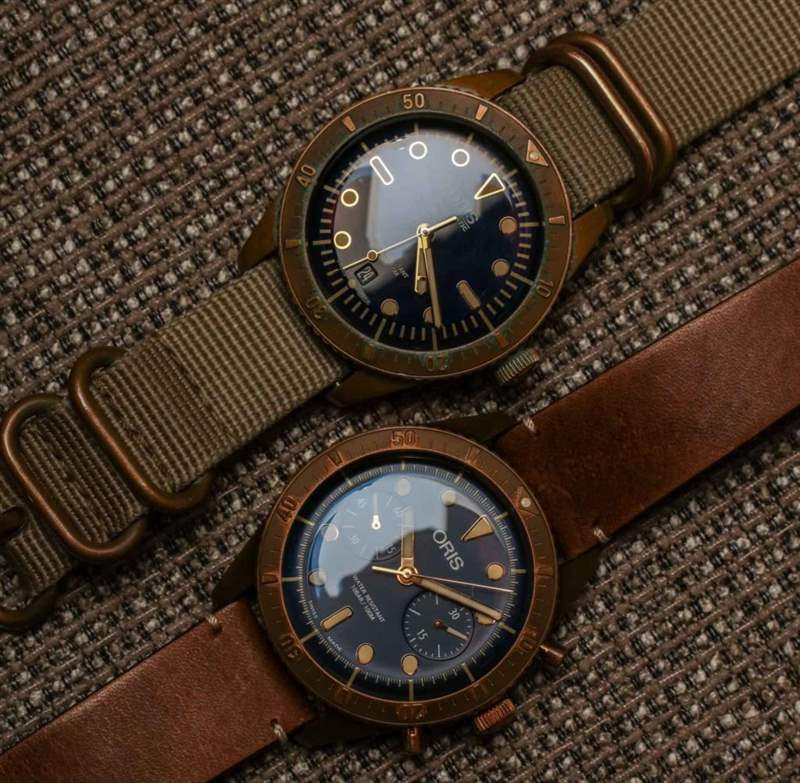 Oris Carl Brashear 計(jì)時(shí)碼表限量版青銅腕表