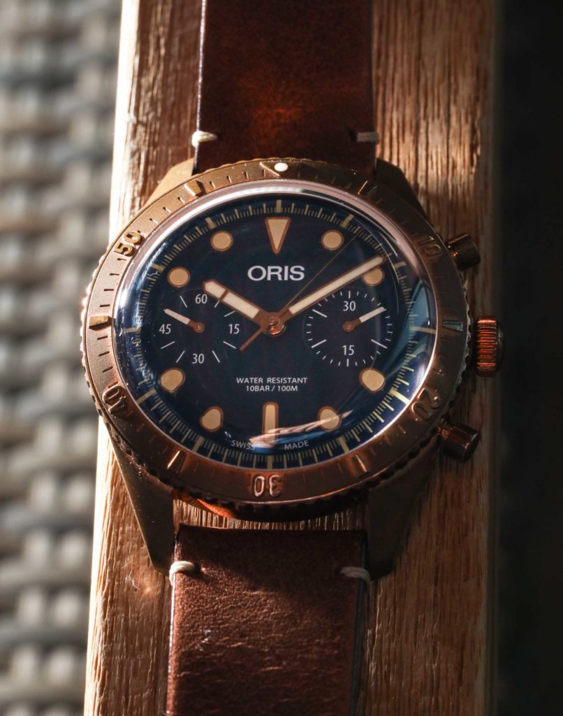 Oris Carl Brashear 計(jì)時(shí)碼表限量版青銅腕表