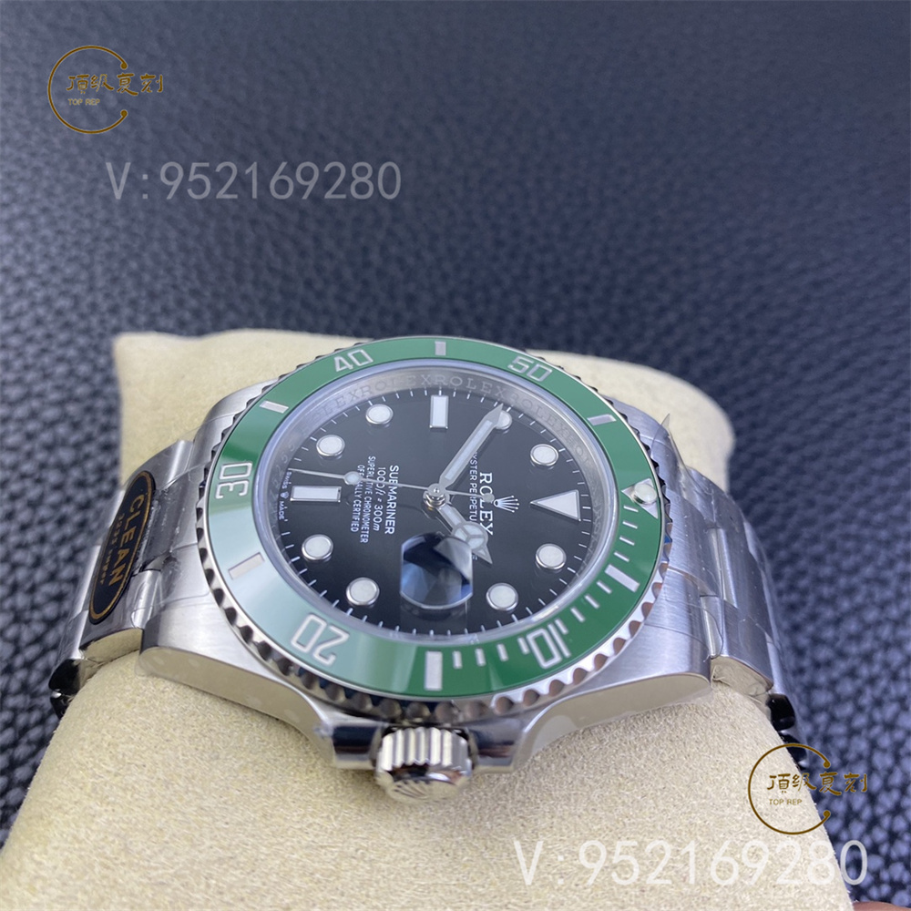 C廠41mm綠水鬼怎么樣-C廠clean廠勞力士綠水鬼126610復刻表3235機芯做工評測
