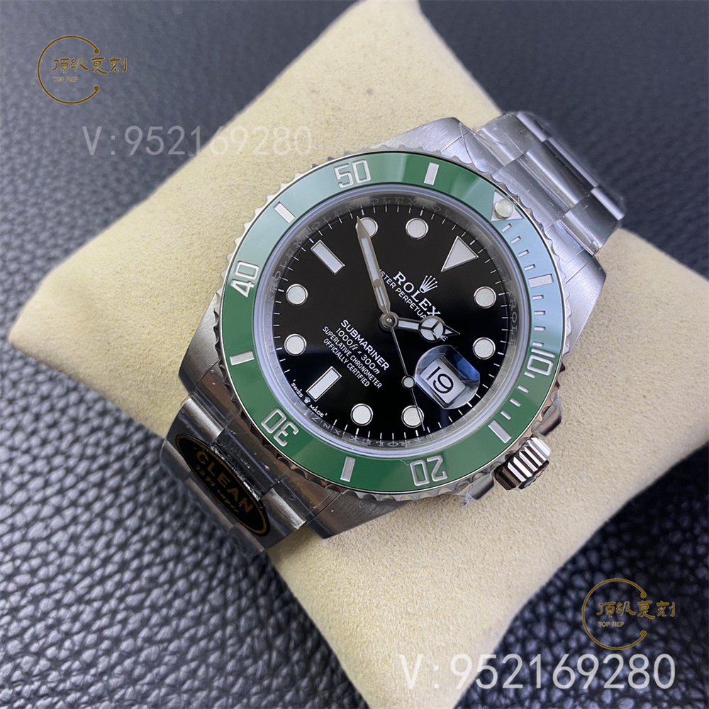 C廠41mm綠水鬼怎么樣-C廠clean廠勞力士綠水鬼126610復刻表3235機芯做工評測