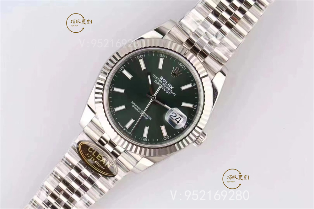 C廠新品薄荷綠日志3235機(jī)芯復(fù)刻表怎么樣,C廠clean廠勞力士薄荷綠日志評測