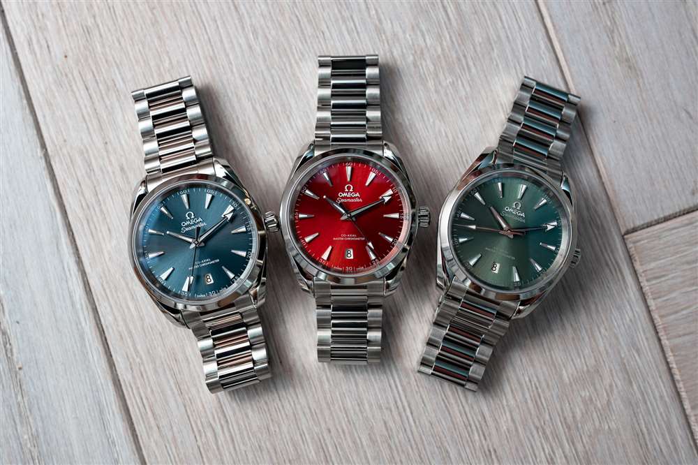 藍(lán)色、紅色和綠色 38 毫米 Aqua Terras