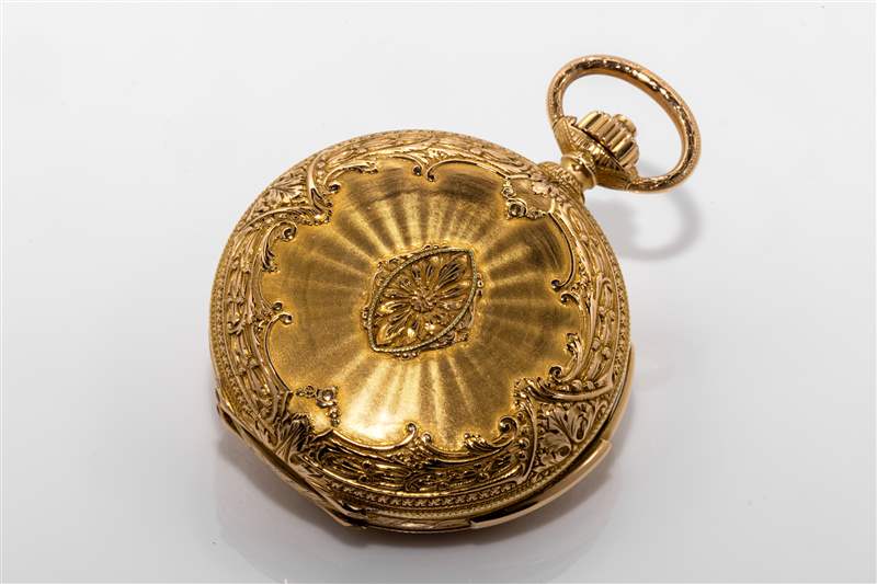 1894年Jacquemarts懷表三問(wèn)報(bào)時(shí)表，配備LeCoultre機(jī)芯19/20 RMS