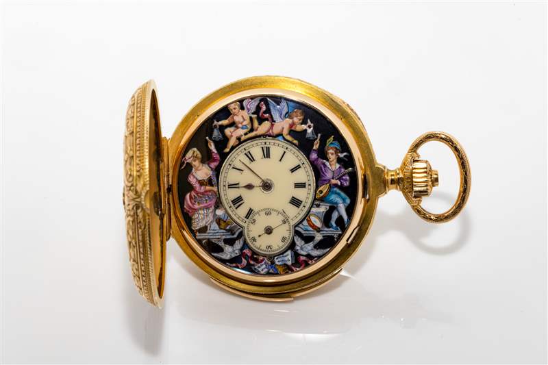 1894年Jacquemarts懷表三問(wèn)報(bào)時(shí)表，配備LeCoultre機(jī)芯19/20 RMS