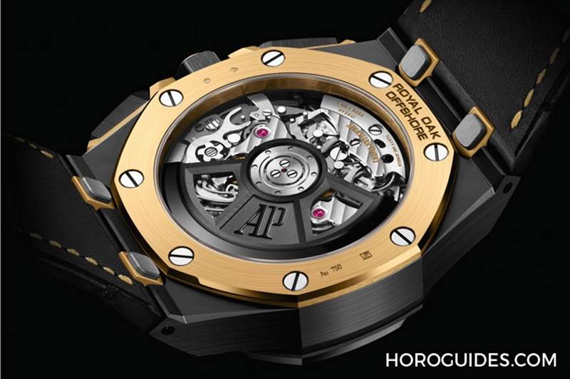 AUDEMARS PIGUET - 愛彼皇家橡樹離岸型自動上鏈計時碼表首見黑陶瓷鏈帶款、祭出黃金結(jié)合黑陶瓷的對比美