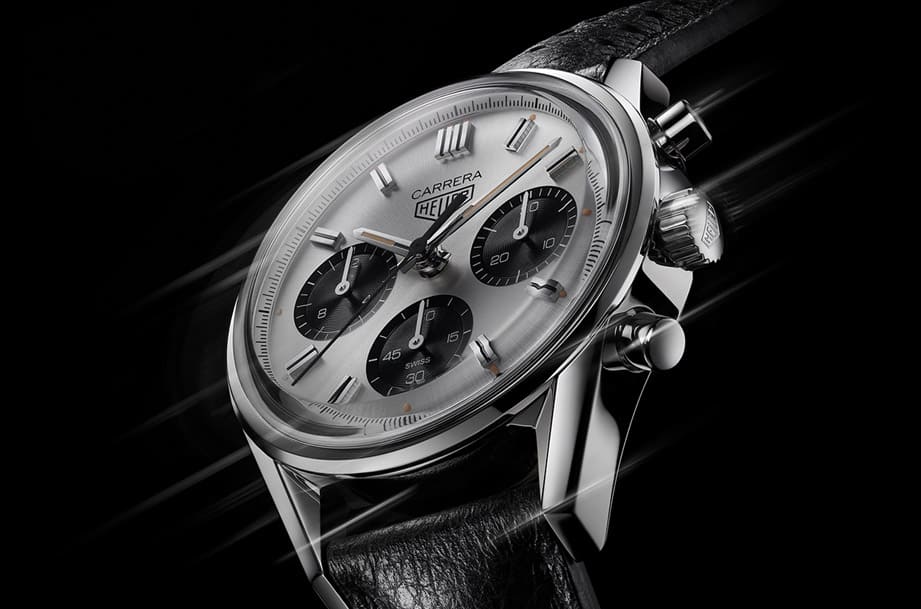 泰格豪雅經(jīng)典賽車表Carrera 60周年復(fù)刻表以傳奇熊貓面型號2447 SN為靈感