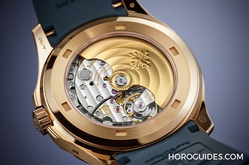 PATEK PHILIPPE - 百達(dá)翡麗Aquanaut第一款年歷表：Aquanaut Luce 5261R-001搭配藍(lán)灰色表盤(pán)