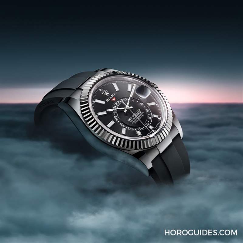 ROLEX - 勞力士天行者Sky-Dweller半金材質(zhì)推出薄荷綠新色，玫瑰金材質(zhì)搭配專(zhuān)屬藍(lán)綠色表盤(pán)