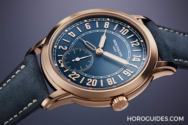 PATEK PHILIPPE - 百達翡麗Calatrava 5224R-001兩地時間腕表原創二十四小時顯示