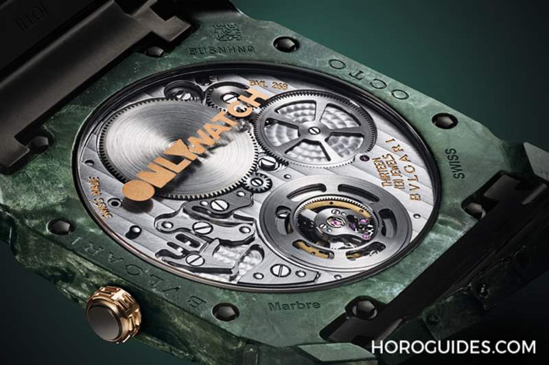 BVLGARI - 奇絕之美！ 前衛演繹羅馬帝國魂，BVLGARI Octo Finnisimo超薄陀飛輪腕表大理石款