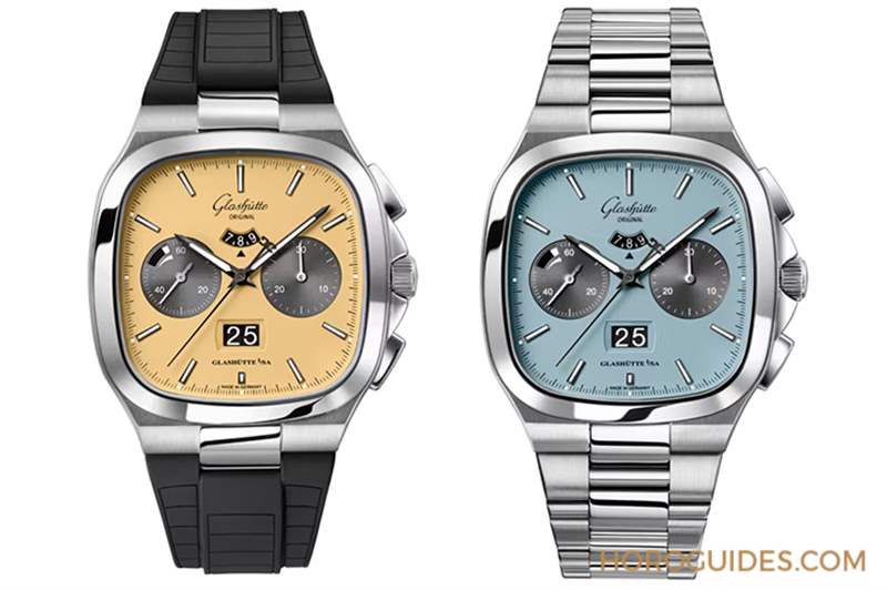 GLASHüTTE ORIGINAL - 格拉蘇蒂七零年代大日歷計時腕表新色亮相，捕捉1970年代的夏日絢爛
