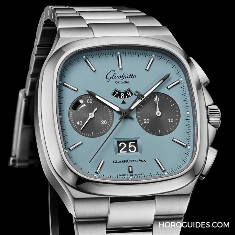 GLASHüTTE ORIGINAL - 格拉蘇蒂七零年代大日歷計時腕表新色亮相，捕捉1970年代的夏日絢爛