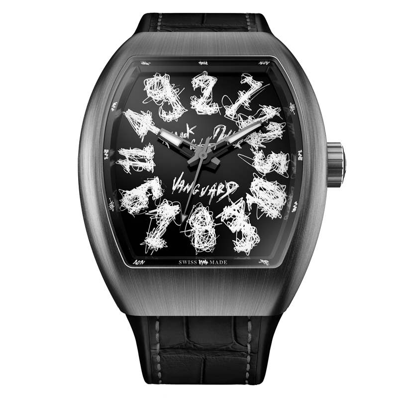 Franck Muller推出Vanguard Crazy Hours Hom Nguyen藝術(shù)家合作版限量腕表：瘋狂時標(biāo)字體