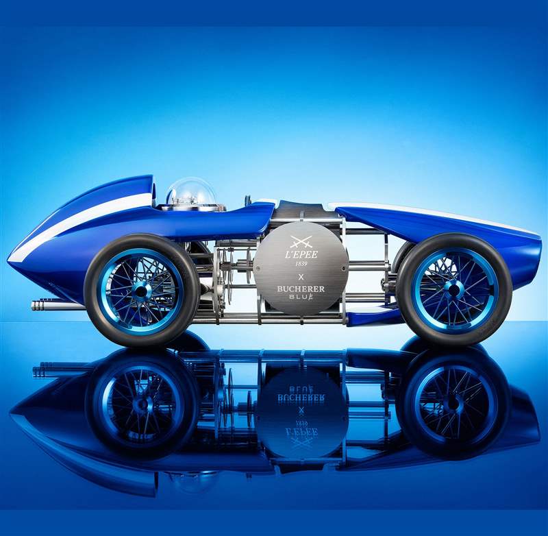 Bucherer推出3枚Bucherer Blue時計新作：Girard-Perregaux、H. Moser & Cie.和L’Epe?e合作版