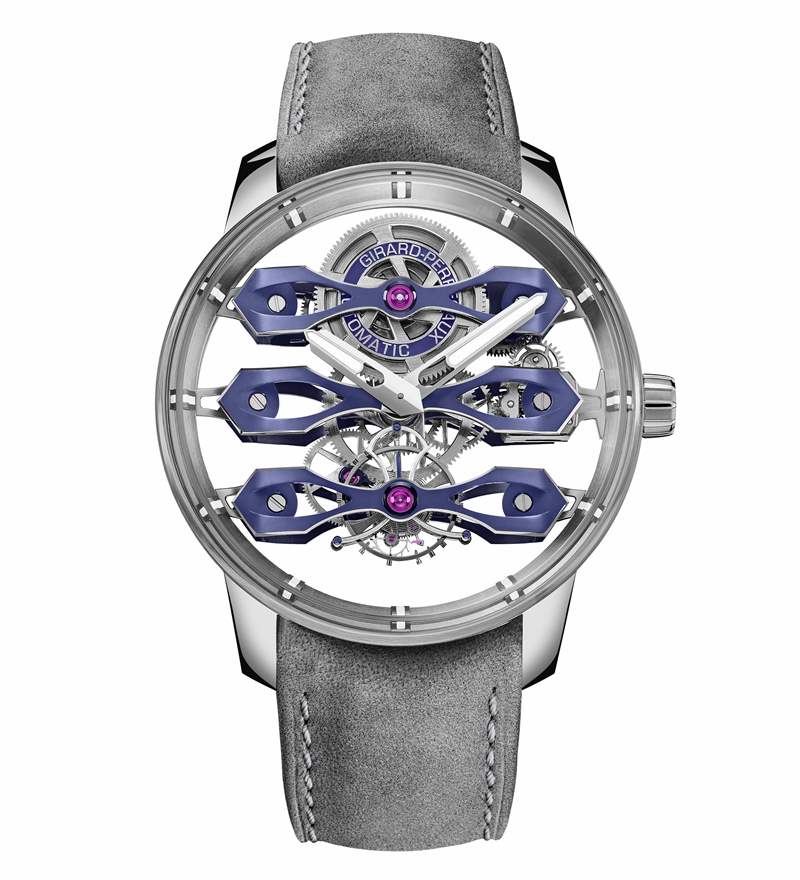 Bucherer推出3枚Bucherer Blue時計新作：Girard-Perregaux、H. Moser & Cie.和L’Epe?e合作版