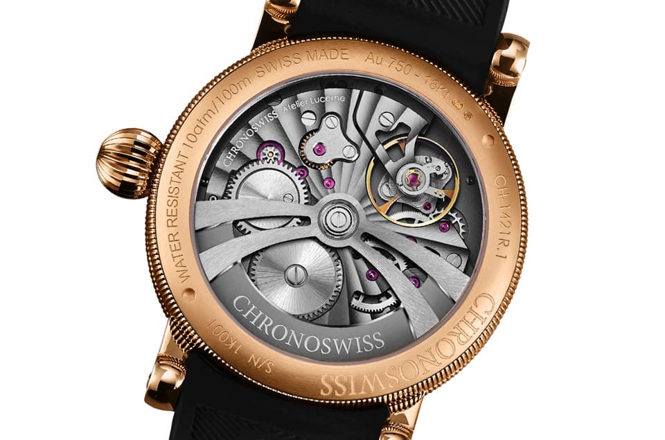 CHRONOSWISS瑞寶回歸臺灣市場創立40周年呈獻限量大作Delphis Oracle手表