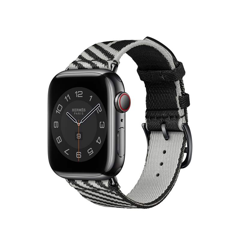 Hermès推出Apple Watch表帶新作：馬術鏈條元素，鏤孔H圖案