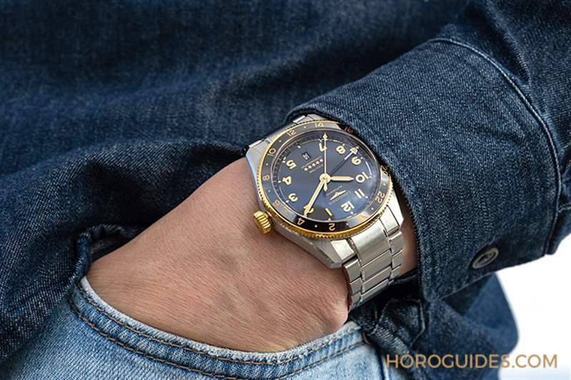 LONGINES - 為此地與彼時，都鍍上Golden Hour：浪琴表Spirit Zulu Time，新增18K黃金細節(jié)