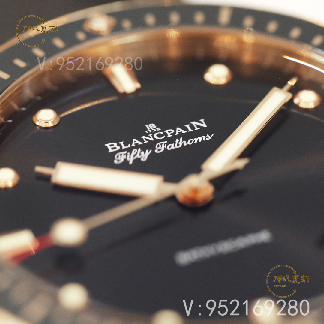 GF廠寶珀五十噚深潛器5000紅金黑盤(pán)復(fù)刻表評(píng)測(cè)(GF廠五十噚紅金5000怎么樣)